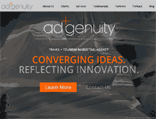 Tablet Screenshot of adgenuityinc.com